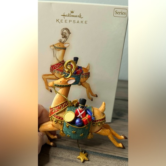 Hallmark NIB 2007 Christmas Ornament “Reindeer” 2nd Yuletide Treasures Series - Picture 2 of 8